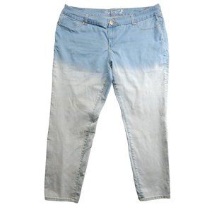 Seven Jeans Women's High Rise  Ombre Straight Denim Jeans Size 24